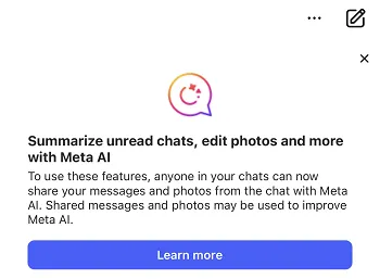 Read more about the article Meta Warns Users Its AI Systems Will Scan DMs When Prompted