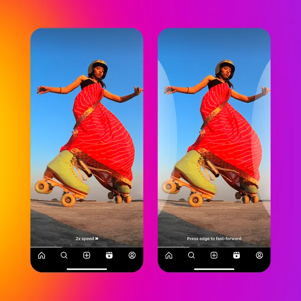Read more about the article Instagram Adds Double Speed Playback Option for Reels